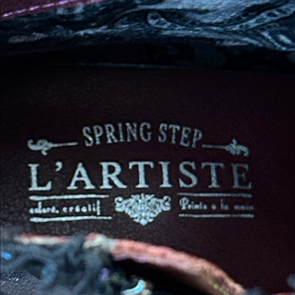 L’Artiste Black Lace Trim Heeled Boots - Picture 11 of 15